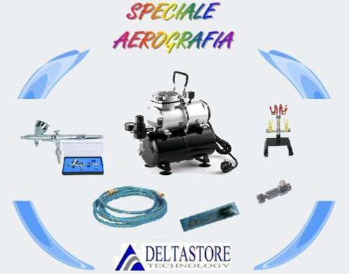 Kit completo aerografia prof - kit,