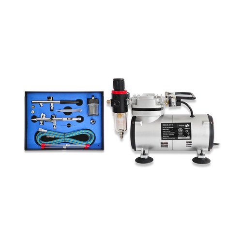 Kit compressore aerografo con - compressore,